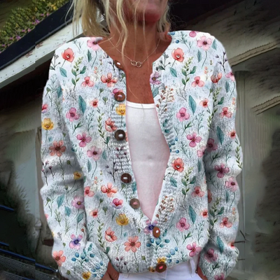 Emily | Floral Print Long Sleeve