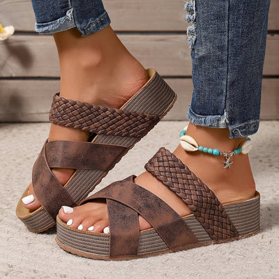 Ida | Chic Stylish Print Sandals