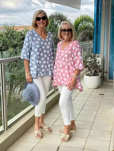 Beth™ | Stylish V-Neck Blouse