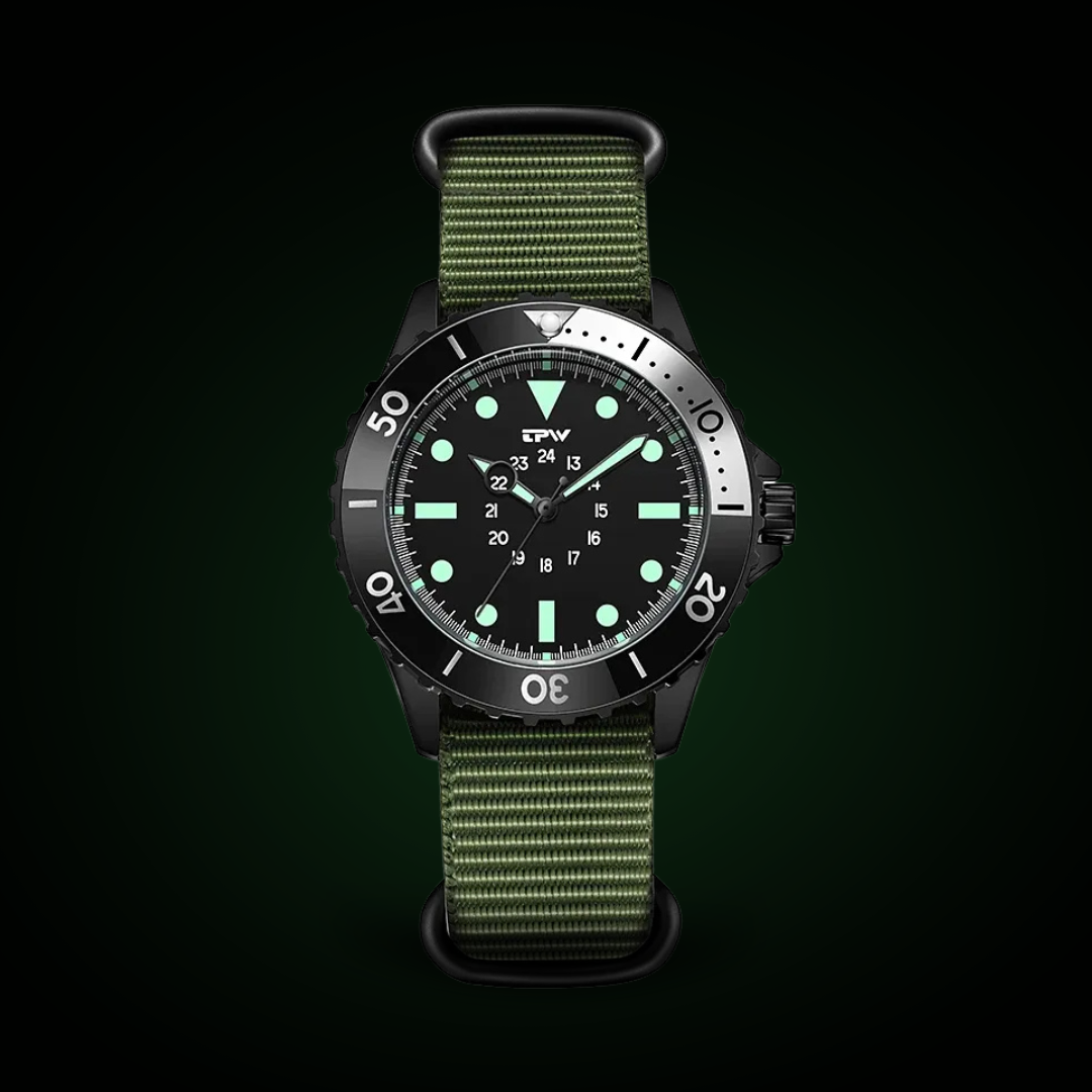 Tactical Waterproof Dive-style Campaign Watch