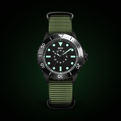 Tactical Waterproof Dive-style Campaign Watch