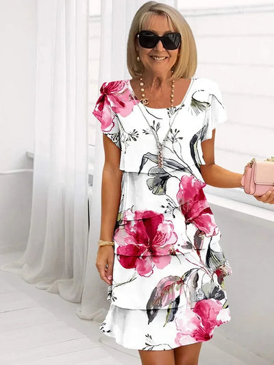 Emilie | Floral Layered Dress