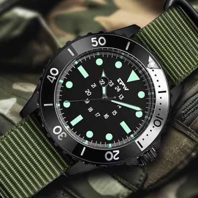 Tactical Waterproof Dive-style Campaign Watch