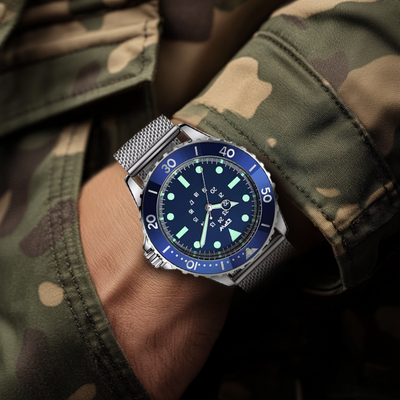 Tactical Waterproof Dive-style Campaign Watch