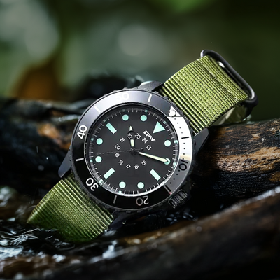 Tactical Waterproof Dive-style Campaign Watch