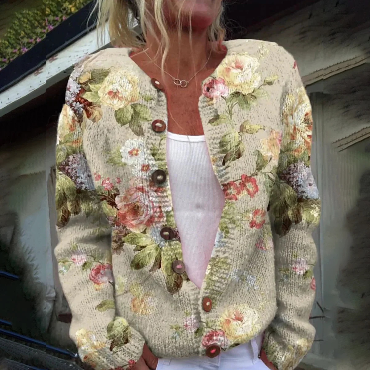 Emily | Floral Print Long Sleeve
