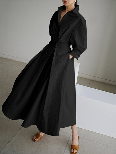 Clémence™ | Buttoned Midi Dress