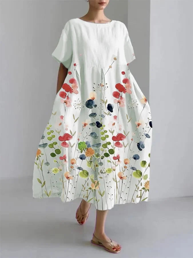 Ivy | Loose-Fit Summer Floral Dress