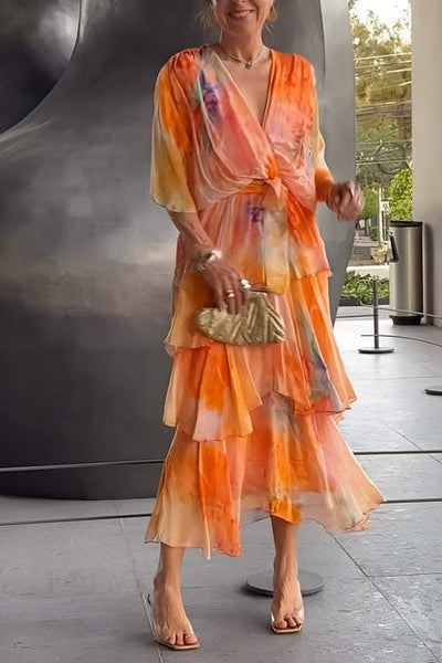 Linda | Stylish Elegant Layered Dress