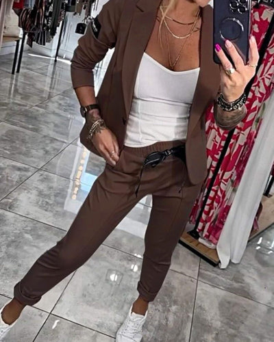 Malou | Stylish Blazer & Jogger Set