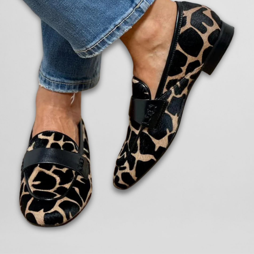 Daisy | Animal Print Orthopedic Loafers