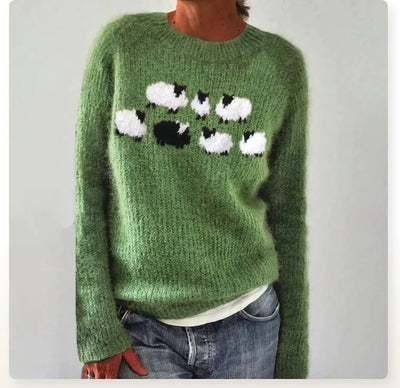 Martha | Multi-Striped Cozy Knit Sweater