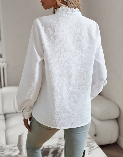 Daisy | Stylish Ruffled Button-Down Blouse
