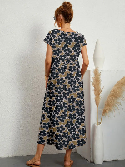 Emily | Bloom Waist Midi Dress