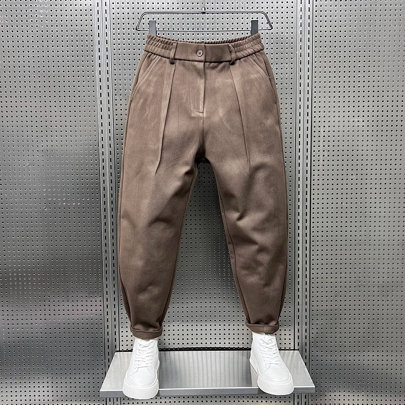 Mathieu - Elegant Houndstooth Pants