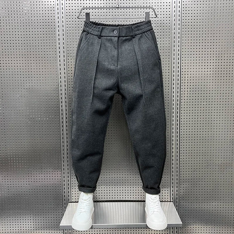 Mathieu - Elegant Houndstooth Pants