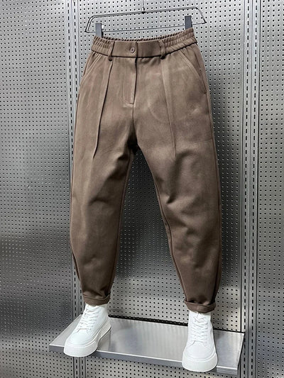 Mathieu - Elegant Houndstooth Pants