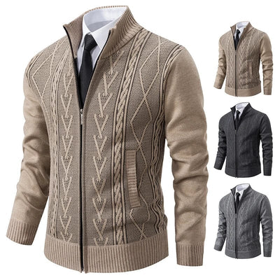 Aristo Knit Zipper Cardigan