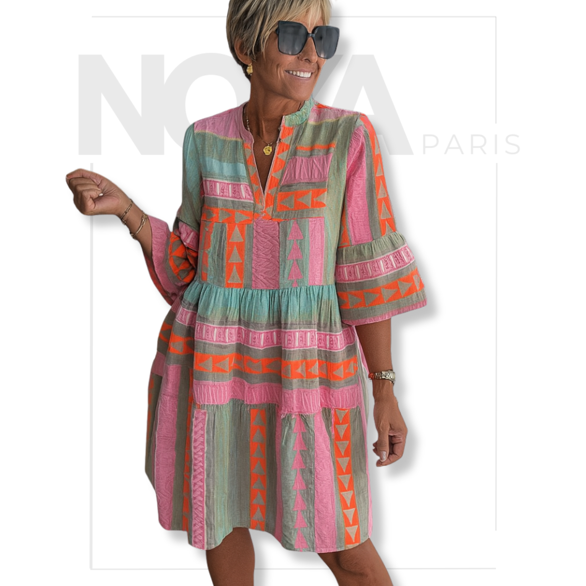 Stacey™ | Embroidered Light Dress