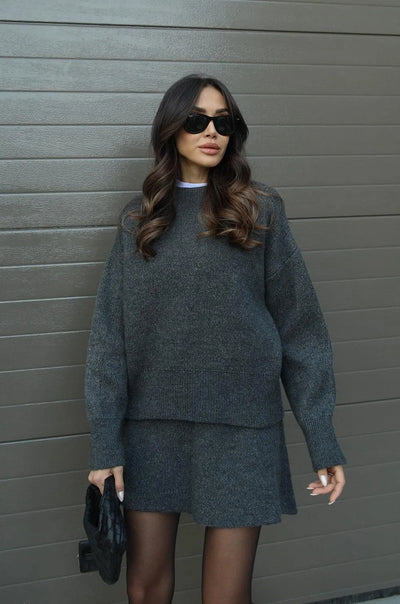 NEVA™ - 2-piece set (Sweater + Skirt)