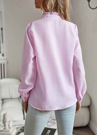Daisy | Stylish Ruffled Button-Down Blouse