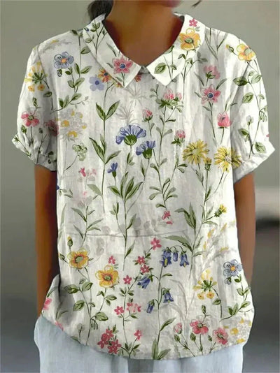 Inga | Stylish Casual Floral Blouse