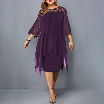 Hailey | Chic Plus Size Midi Dress