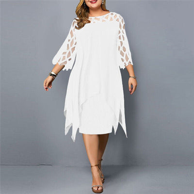 Hailey | Chic Plus Size Midi Dress
