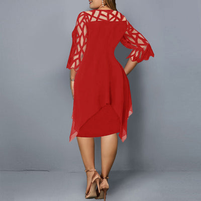 Hailey | Chic Plus Size Midi Dress
