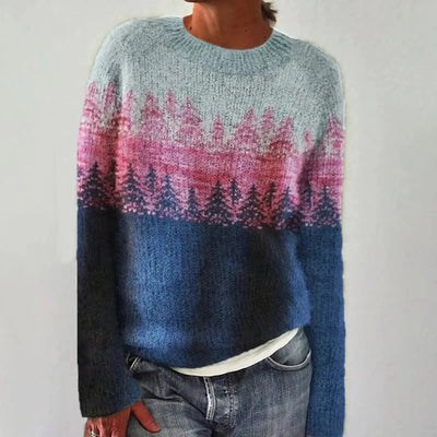 Martha | Multi-Striped Cozy Knit Sweater