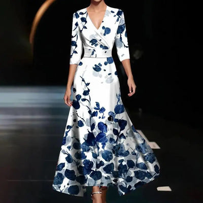 Caroline | Elegant Summer Floral Dress