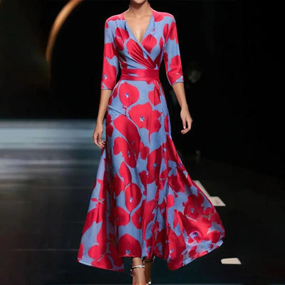 Caroline | Elegant Summer Floral Dress