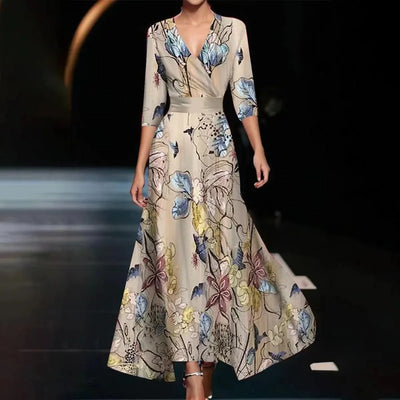 Caroline | Elegant Summer Floral Dress