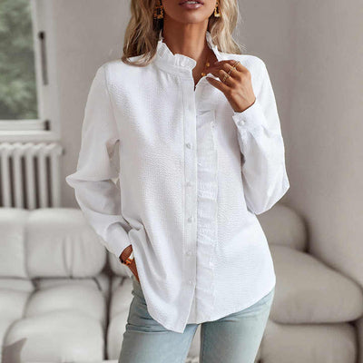 Daisy | Stylish Ruffled Button-Down Blouse